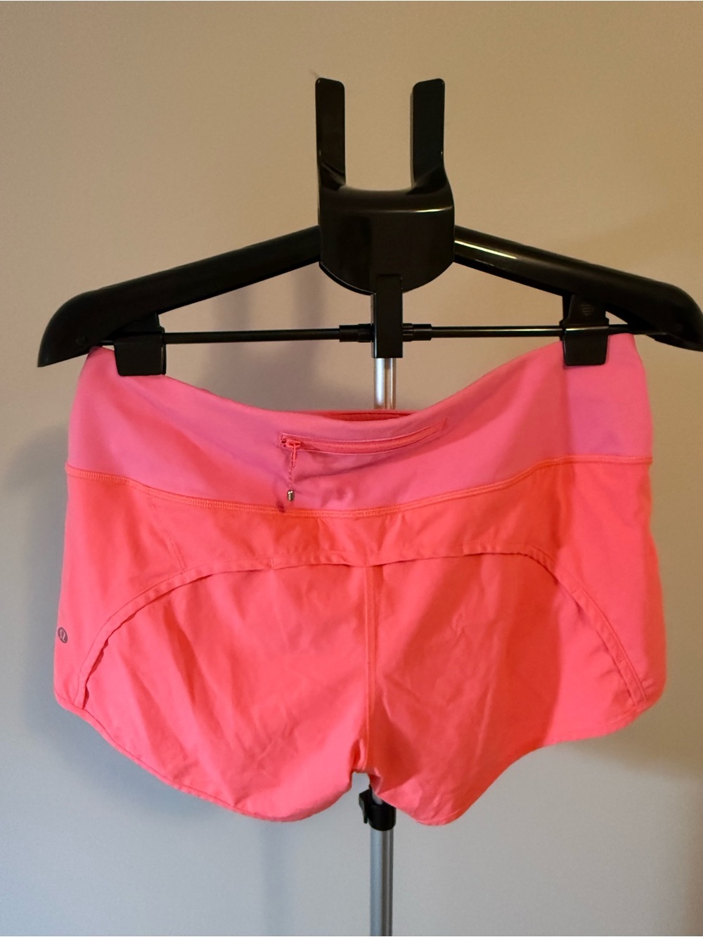 Women's lululemon rare Pink Athletic Running Shorts size 8